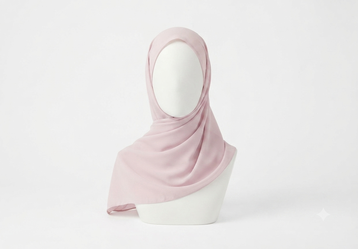 Classic Blush Wool Peach Hijab