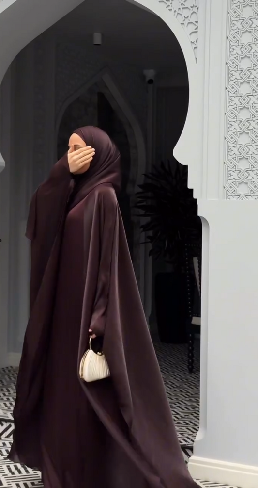 Espresso Elegance Abaya