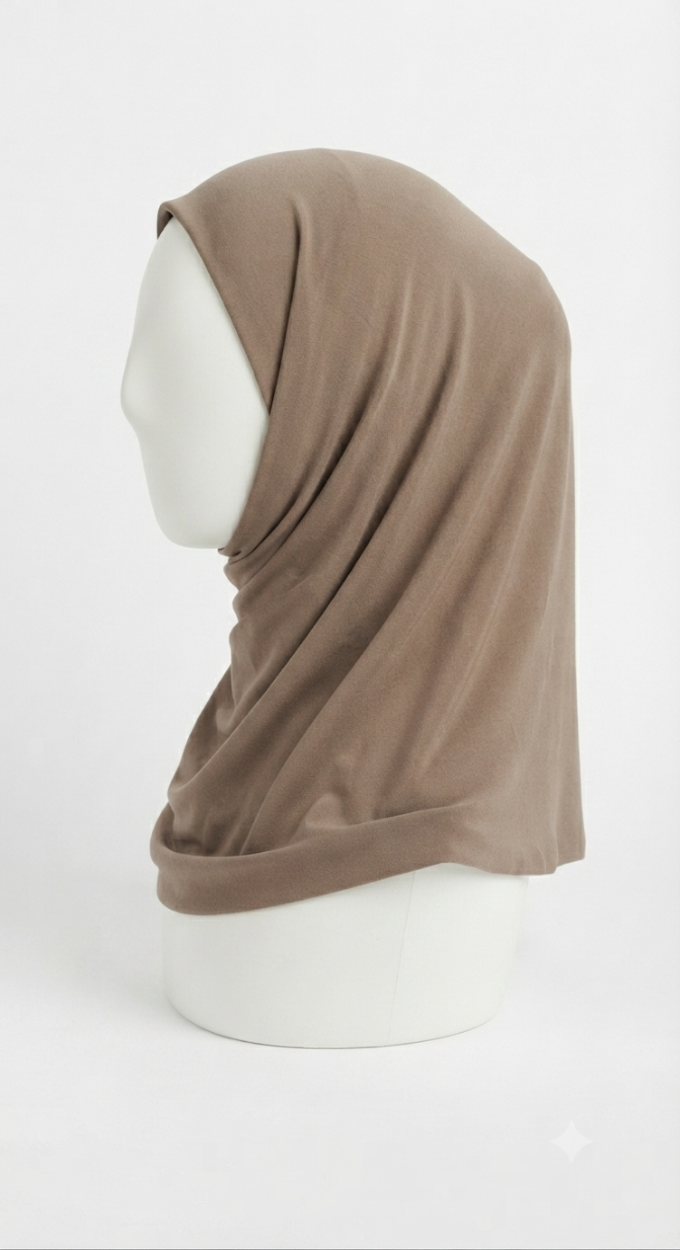 Classic Sand Wool Peach Hijab