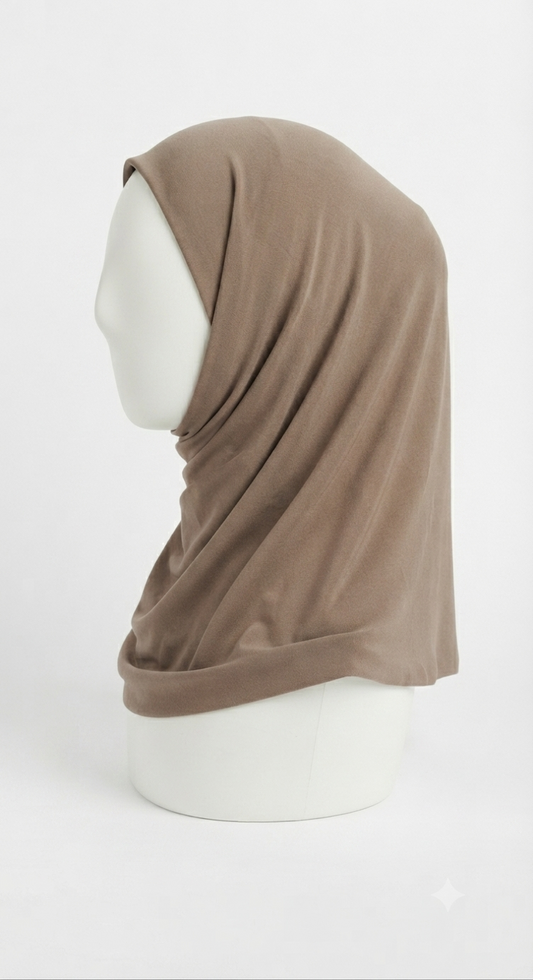 Classic Sand Wool Peach Hijab