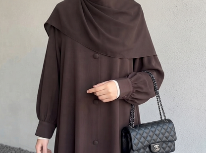 Noble Brown Abaya