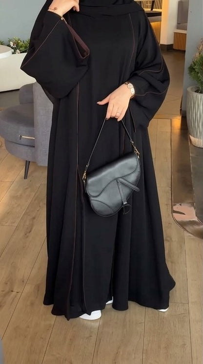 Midnight Contrast Abaya