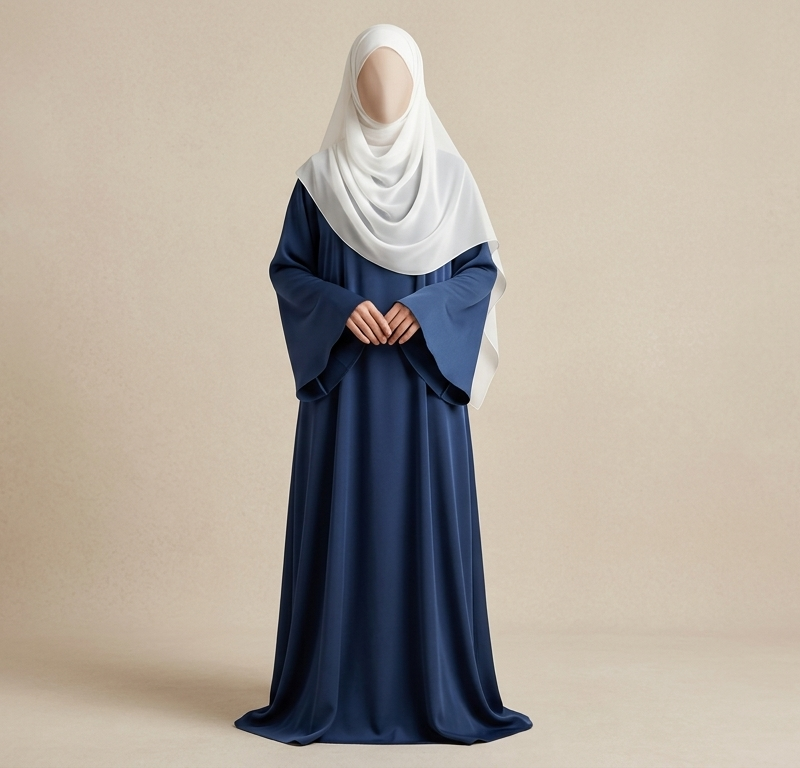 Layali Blue Abaya
