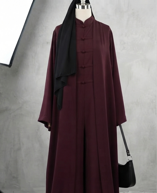 Noor Crimson Abaya