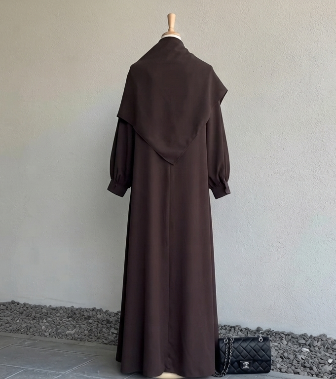 Noble Brown Abaya