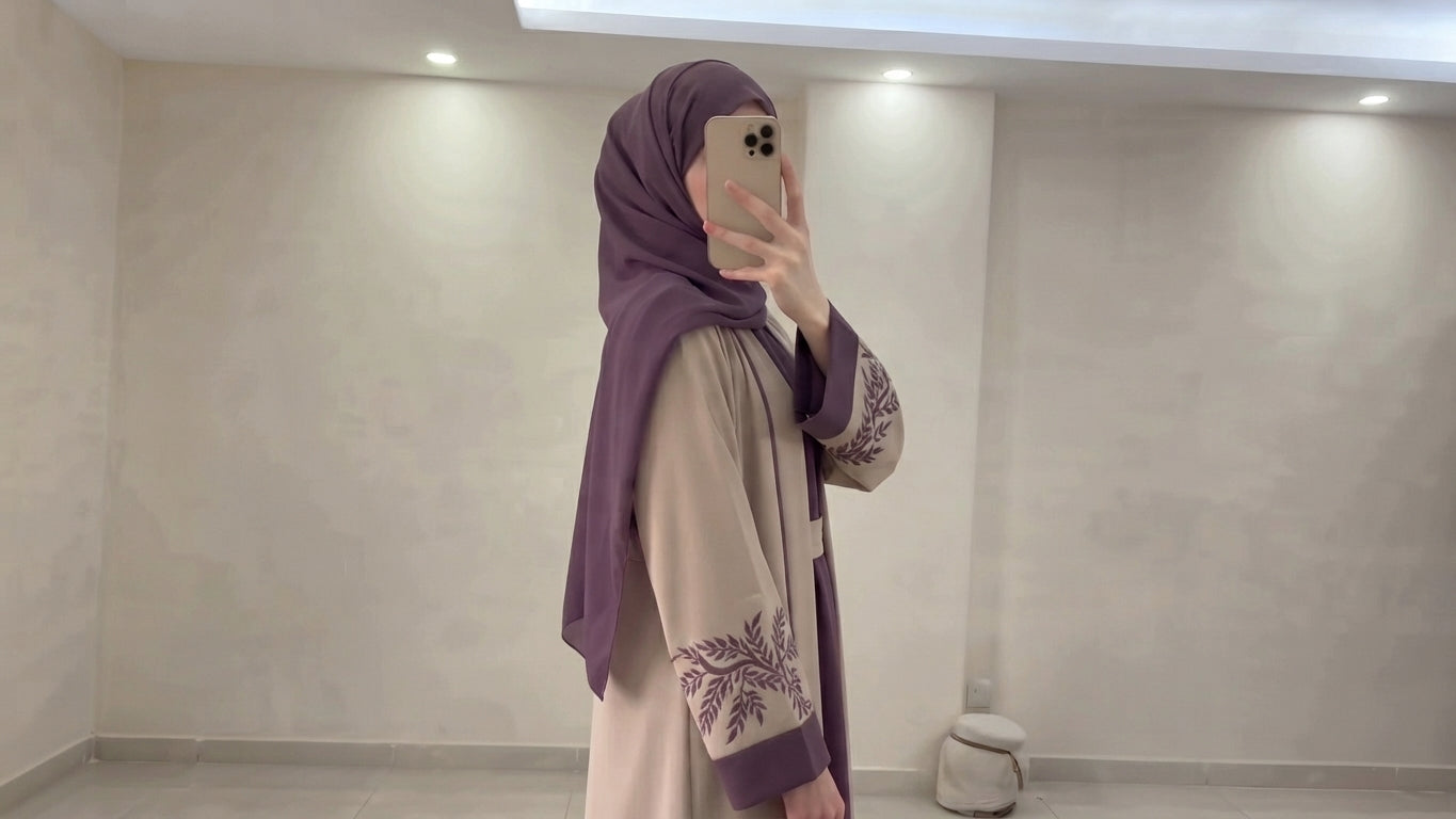Lilac Grace Abaya