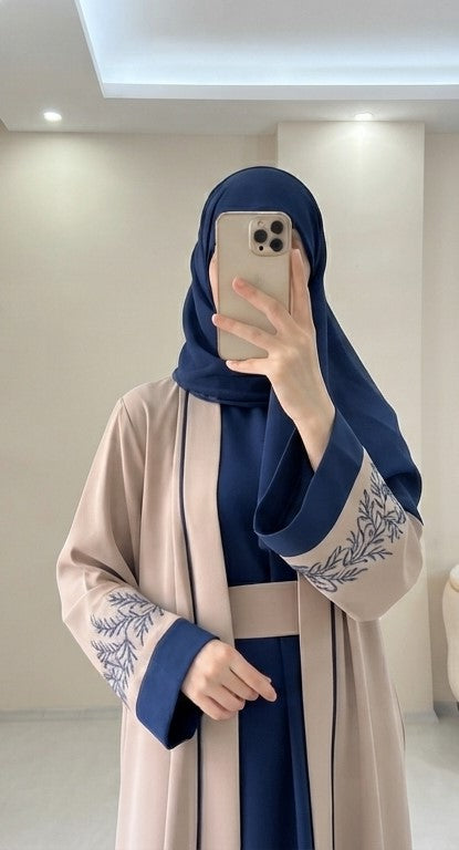 Navy Botanica Abaya