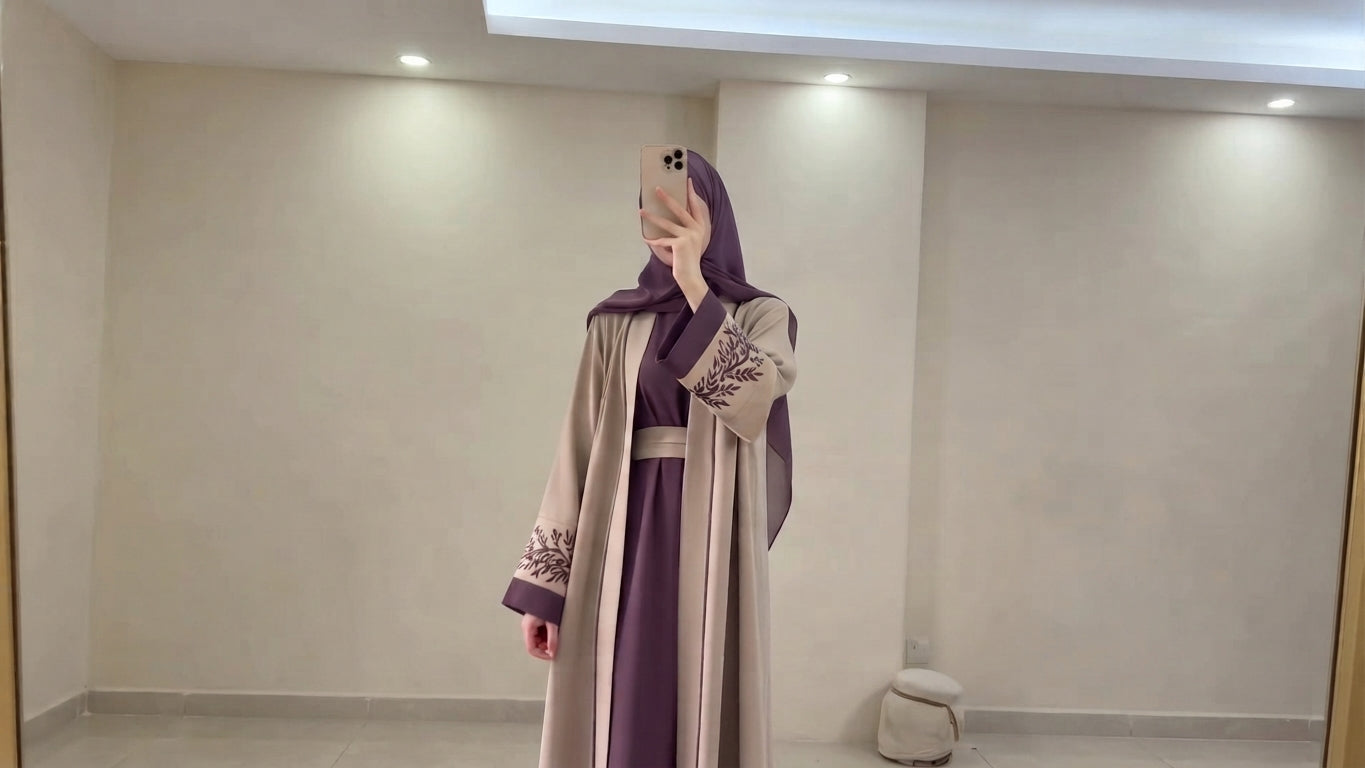 Lilac Grace Abaya