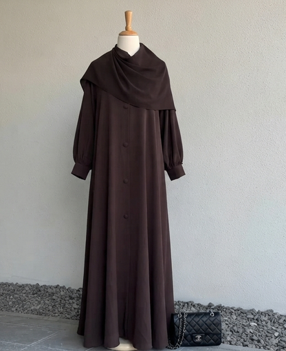 Noble Brown Abaya