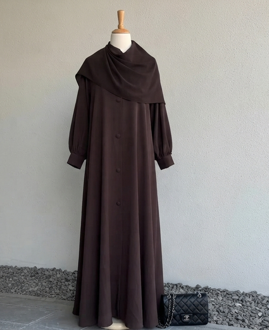 Noble Brown Abaya
