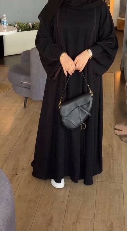 Midnight Contrast Abaya
