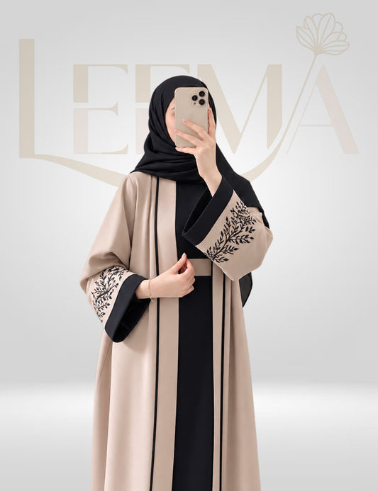 Noir Serenity Abaya