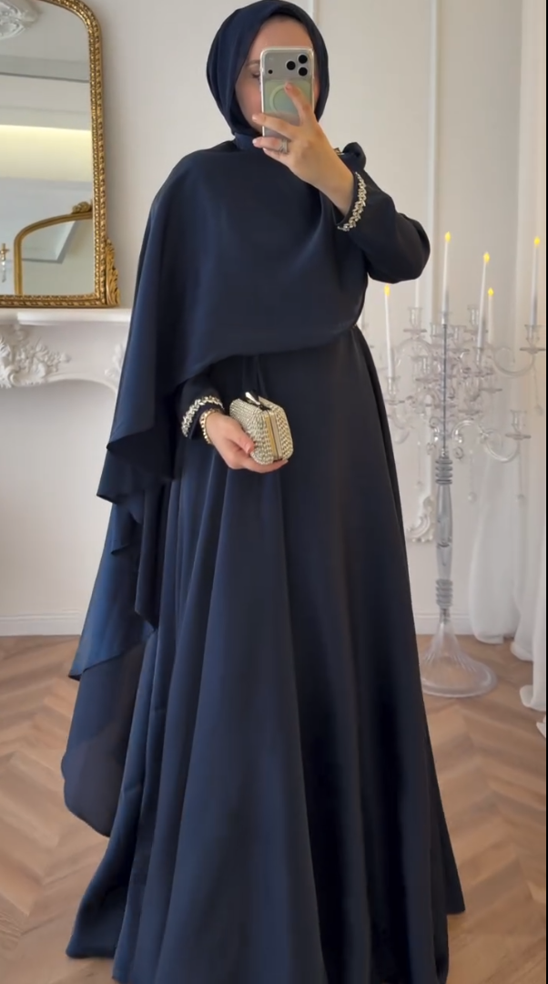 Navy Majesty Abaya