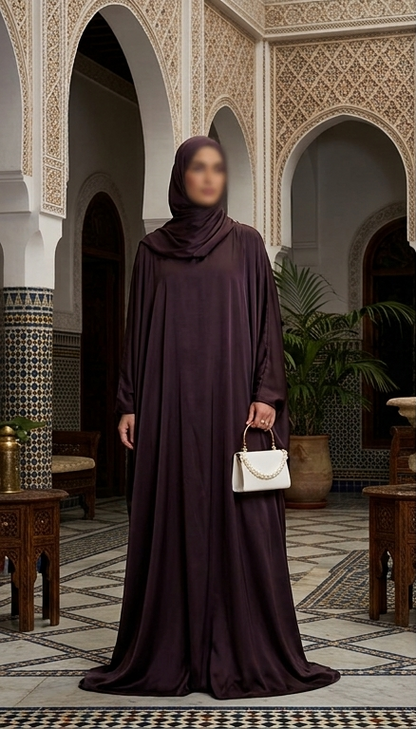 Espresso Elegance Abaya