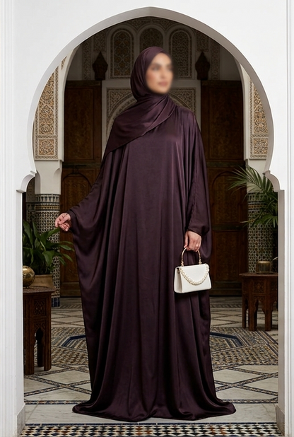 Espresso Elegance Abaya