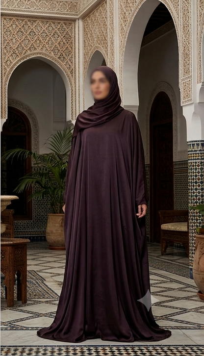 Espresso Elegance Abaya