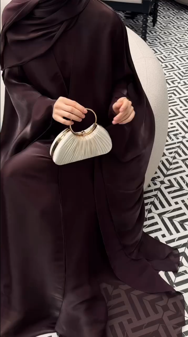 Espresso Elegance Abaya