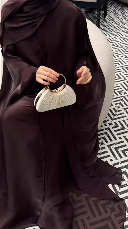 Espresso Elegance Abaya