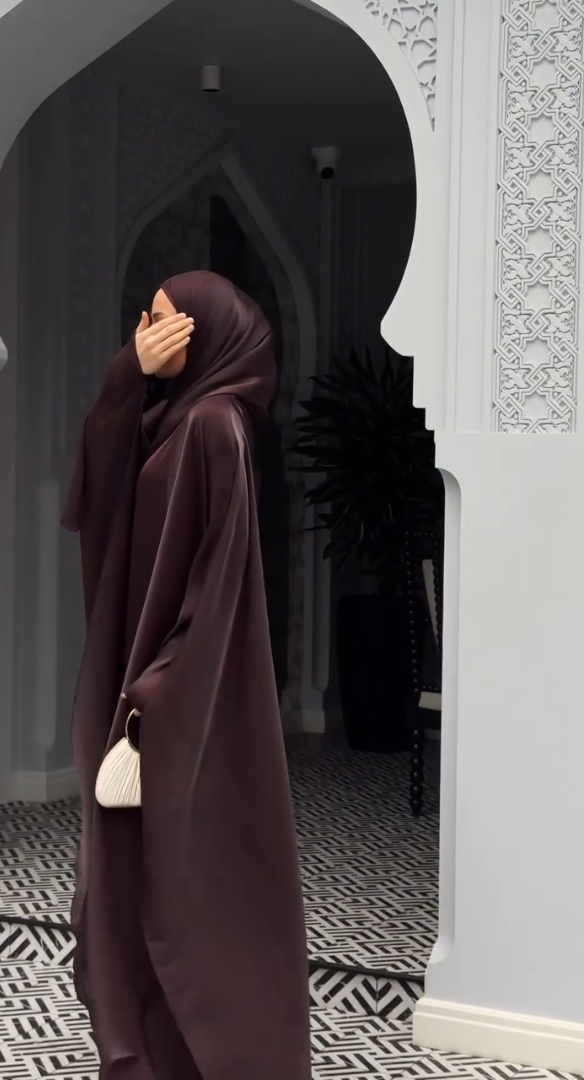 Espresso Elegance Abaya